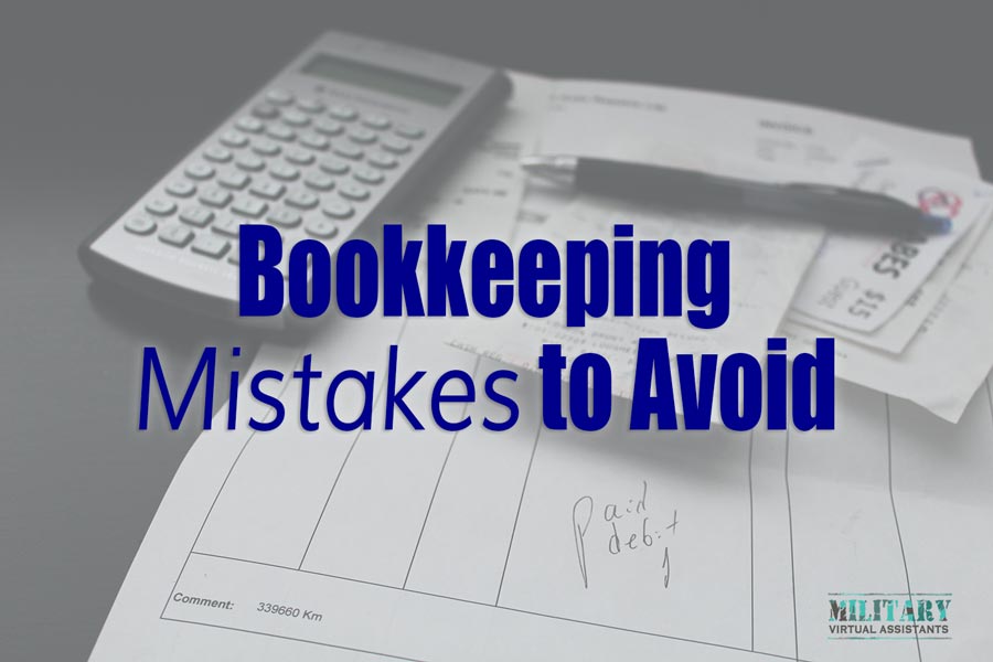 6 Bookkeeping Mistakes to Avoid